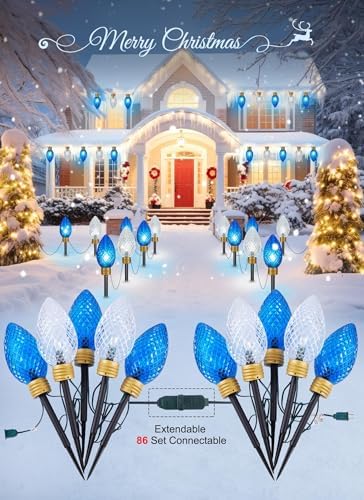 Strawberry Super Jumbo Christmas Lights Outdoor,2 Pack Total 22FT - Image 3