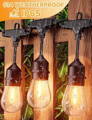 Svater Outdoor String Lights LED 36 FT S14 Commercial Grade Waterproof ETL - Image 2