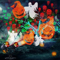Halloween Lights Projector, Halloween Decorations Lighting Projector, with Timer Led Pumpkin Ghost Demon Light, for Holiday Party Garden Patio Yard Outdoor Indoor Landscape Decor by LYHOPE