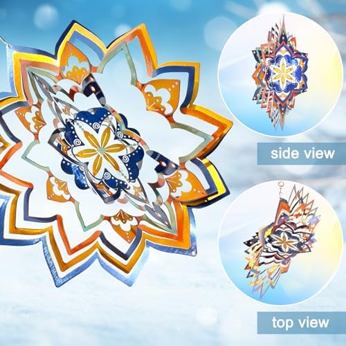 Wind Spinner Mandala Starry Sky Design, Mandala Decoration & Gift - Image 4