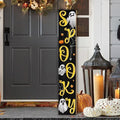 Halloween Welcome Porch Sign Decor Spooky Wooden Hanging Sign Door Porch Standing Decorative Signs Plaques for Front Door Farmhouse Outdoor Indoor Welcome Sign Wall Craft Decor 47.2"H by Unknown