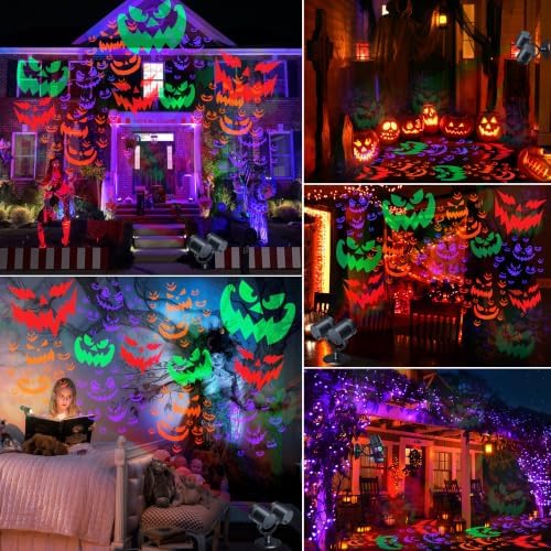 Halloween Projector Outdoor Lights, Dynamic Halloween Projector Lights - Image 7