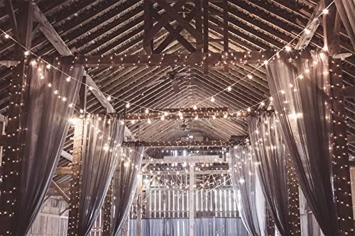 White String Lights Outdoor 200FT Led Globe G40 Patio Lights for Outside with 104 Shatterproof Bulbs Bistro Lights for Wedding Gazebo Pergola, White Wire String Lights 2Pack x 100FT - Image 5