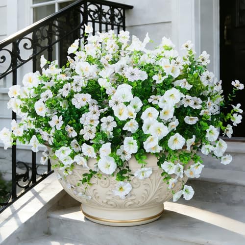 Hrobek Artificial Flowers for Outdoors Faux Plants for Outside Planter by Hrobek