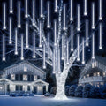 PEMOTech Christmas Lights Outdoor,12-Tube Meteor Shower Lights Outdoor by PEMOTech