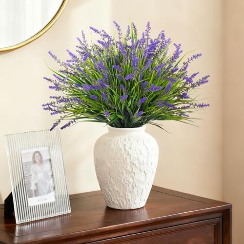 Ammyoo 24 Pcs Artificial Fake Plants UV Resistant for Outdoor Decoration - Image 7