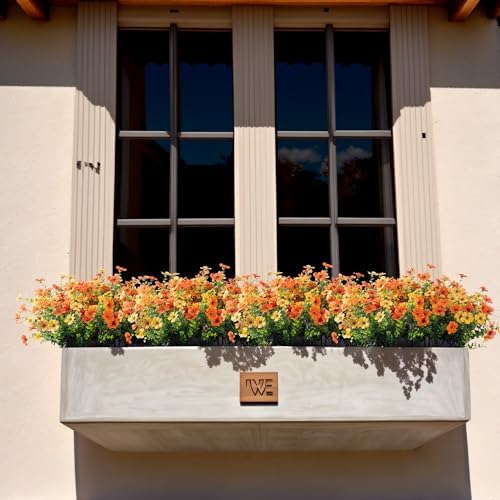 Fake Mums Artificial Fall Flowers Hanging Baskets Outdoors for Decoration - Image 7