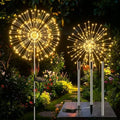 2-Pack Solar Firework Lights for Outside Waterproof Garden Fairy Lights by colcutee