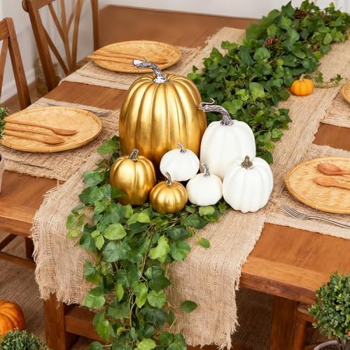 ShellKingdom Artificial Mini Pumpkin for Halloween Thanksgiving Decoration - Image 7