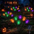Spider Solar Halloween Decorations Outdoor, Solar Pathway Stake Lights by Newhale
