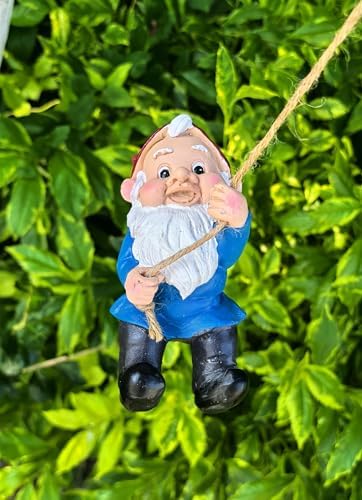 Gnome Garden Decoration Climbing Tree Decor Outdoor,Fairy Door Tree Face Figurine Lawn Patio Decor,Funny Climbing Elves Tree Peeker Sculpture Yard Art - Image 5
