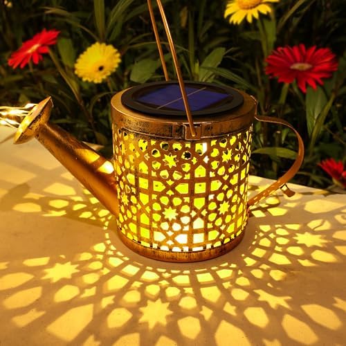 Solar Watering Can Lights Waterproof Outdoor Decorative Garden Decor - Image 2