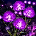 Solar Lights Outdoor Waterproof, 2 Pack Purple Solar Firefly Swaying Lights with Flowers, Flower Light Garden Decor for Outside Yard Patio Halloween for Women Grandma by yulloyello
