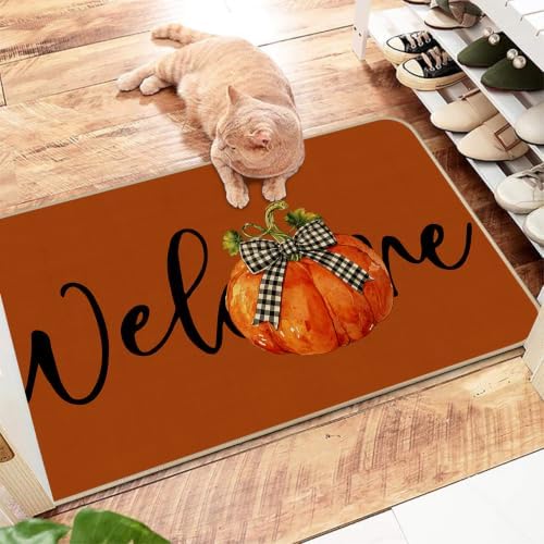 Nialnant Fall Doormat for Front Door, Non Slip Welcome Doormat 17” x 29” - Image 7