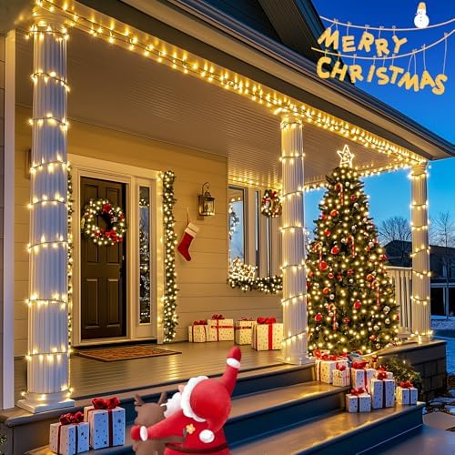 JMEXSUSS 1000 LED 328 FT Christmas Lights, String Lights Plug in - Image 7