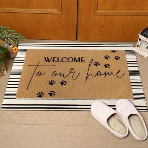 Tinideya 2 23.6 X 35.4 Inches PET Black White Brown - Image 3