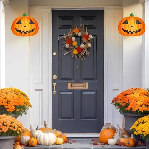 Aurelema 1 Pcs Halloween Porch Light Cover, Pumpkin - Image 6