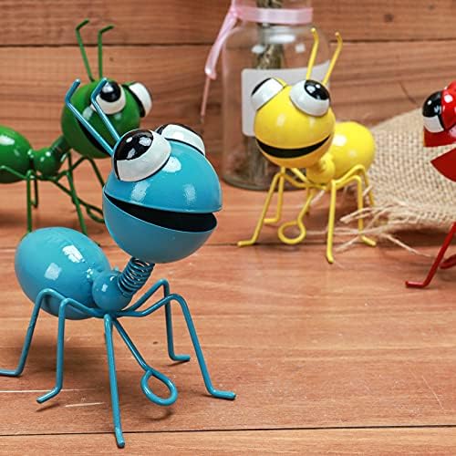 Cruis Cuka Metal Yard Art Garden Decorative Cute Ant Outdoor Wall Sculptures-Set of 4 - Image 2
