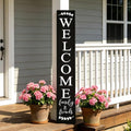 Farmhouse Welcome Sign for Front Door Standing 47" by Unknown