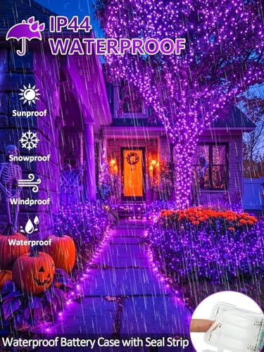 2 Pack 60 LED RGB Color Changing Fairy Lights Battery Operated with Remote - Image 5