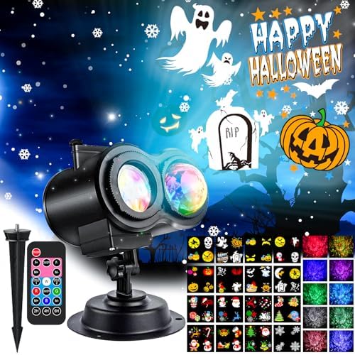 Halloween Projector Lights Outdoor, LED Christmas Projector Lights by SHEDALED