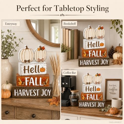 Hello Pumpkin Fall Decor, Fall Decorations for Home - Image 6