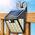 160LEDs Clip on Solar Lights Outdoor, Motion Sensor Outdoor Lights, Clip on Solar Fence Lights Outdoor, IP65 Waterproof Solar Lights for Deck Yard Garden Camping (1 Pack) by LightupYourLife