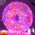JMEXSUSS 400LED Orange and Purple Halloween Lights Indoor Outdoor by JMEXSUSS