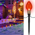 C9 Christmas Pathway Lights Outdoor, 17.4Ft 10 LED C9 Pathway Lights by Brightown