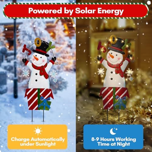 BRIGHTDECK Christmas Santa Claus Yard Sign Stake Lights Outdoor Decorations - Image 3