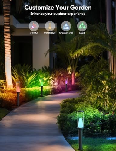 APPECK Pathway Lights,RGBCW Walkway Lights with APP Control,4 Pack - Image 2