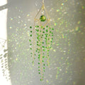 Crystal Suncatcher Glass Wind Chimes Sun Catchers Rainbow Plant Suncatcher by HDHYALINEDORA