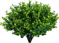 Lnoicy Artificial Greenery Plants Outdoor UV Resistant Fake Plants Boxwood Shrubs Grass,10 Bundles for Farmhouse Home Garden Office Patio Backyard Wedding and Indoor Outdoor Decoration by Lnoicy