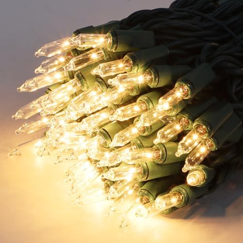 Clear Christmas String Lights, 100 Count, Incandescent Mini Christmas Lights, Connectable Xmas Tree Light for Indoor Outdoor Garland Birthday Holiday Wedding Festival Party - Image 3