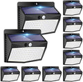 Peasur 10 Pack Solar Motion Sensor Lights Outdoor Waterproof with 3 Modes by Peasur