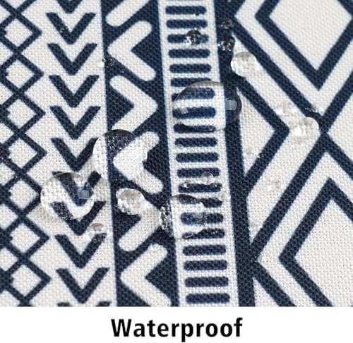 Outdoor Tablecloth with Umbrella Hole and Zipper, Round Patio Table Covers for Spring/Summer, Machine Washable Outdoor Picnic Table Cloth (Boho, 60" Round) - Image 3