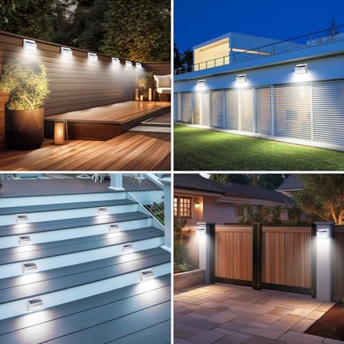 Peasur 2 Pack Solar Motion Sensor Lights Outdoor Waterproof with 3 Modes - Image 6
