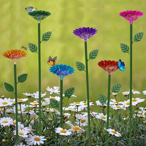 6 Pack Bee Watering Station, Bee Bath for Garden Outdoor Yard Decor by Retyion