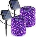 Joomer Purple Halloween Solar String Lights - 2 Pack Total 80FT 240LED by Joomer