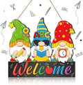 Panelee Back to School Decorations, Gnomes Welcome Sign for Front Door by Panelee
