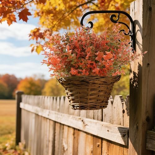 RECUTMS Artificial Fall Mums Flowers No Fade Faux Autumn Plant Outdoor 12Pc - Image 3
