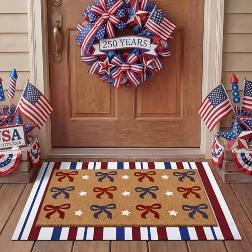 Tinideya 2 23.6 X 35.4 Inches Bow Red Blue White - Image 2