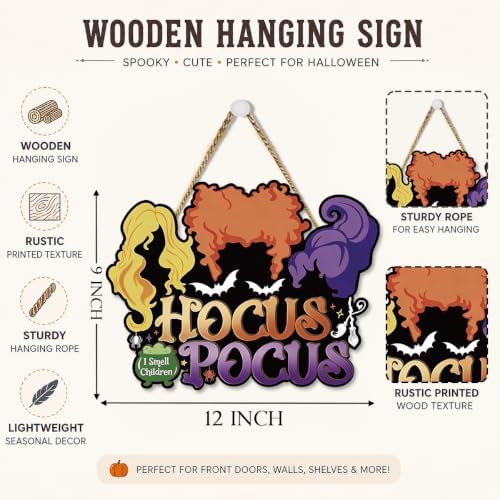 Witch Halloween Decorations for Home Hocus Pocus Decor for Outside - Image 2