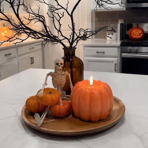 Fall Decorations for Home, Flameless Pumpkin Candles for Fall Decor - Image 6