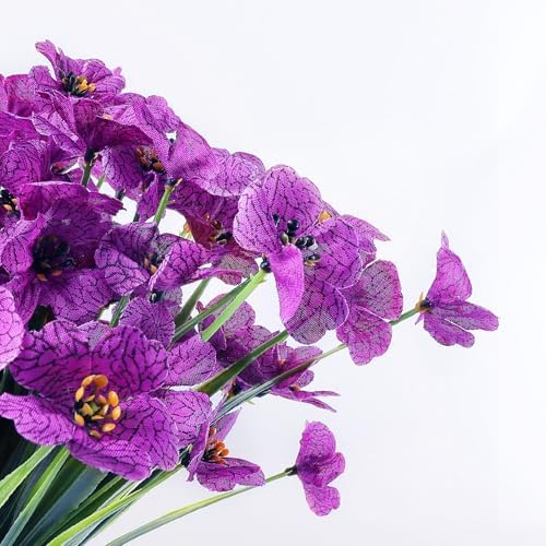 AGIRL Artificial Flowers Outdoor UV Resistant Fake Plant Garden Patio Decor - Image 3