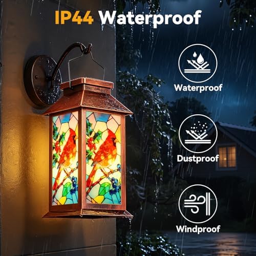 Solar Lanterns Outdoor Waterproof, Cardinal Solar Lights Hanging Lanterns - Image 4