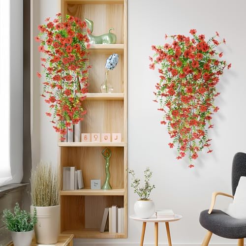 ZFProcess Artificial Fall Mums Fake Flowers Plants for Outdoor Home Decor - Image 5