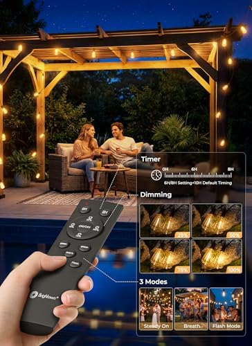 Brightown 202FT Solar String Lights Outdoor Waterproof, 26Hrs Runtime - Image 5