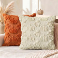 AVOIN colorlife Caramel Beige Pumpkin Fall Throw Pillow Covers 18x18 Inch by AVOINcolorlife