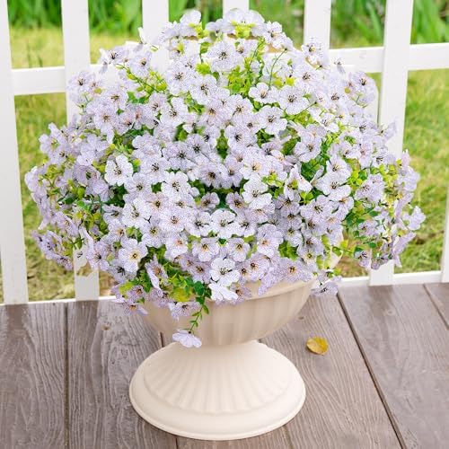 Artificial Flowers for Outdoors Fake Flowers Plant Spring Summer Decoration - Image 2